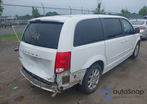 2015 Dodge Grand Caravan Sxt из США, поврежденный, VIN 2C4RDGCG7FR593416